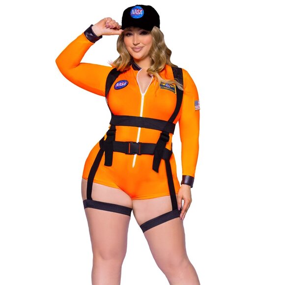 Plus Size Space Commander Halloween Costume - Picture 1 of 5